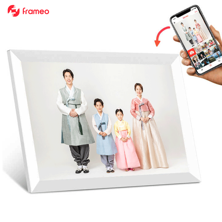 프레미오 디지털 전자 스마트 동영상 사진 액자 앨범 1001 IPS 32GB