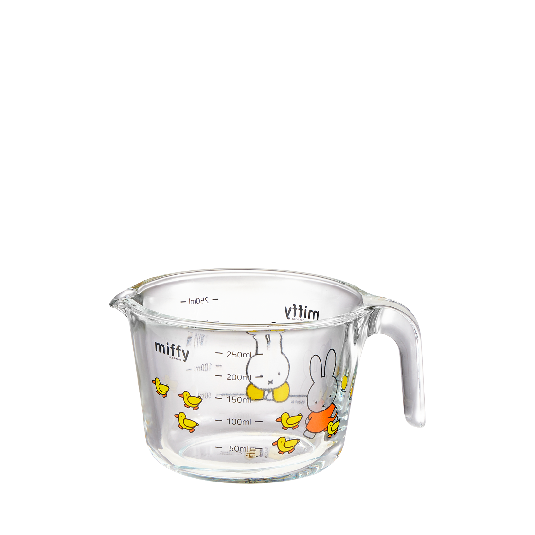[에지리x미피] 내열유리 계량컵 손잡이 비커 5P 세트 (기프트패키지)