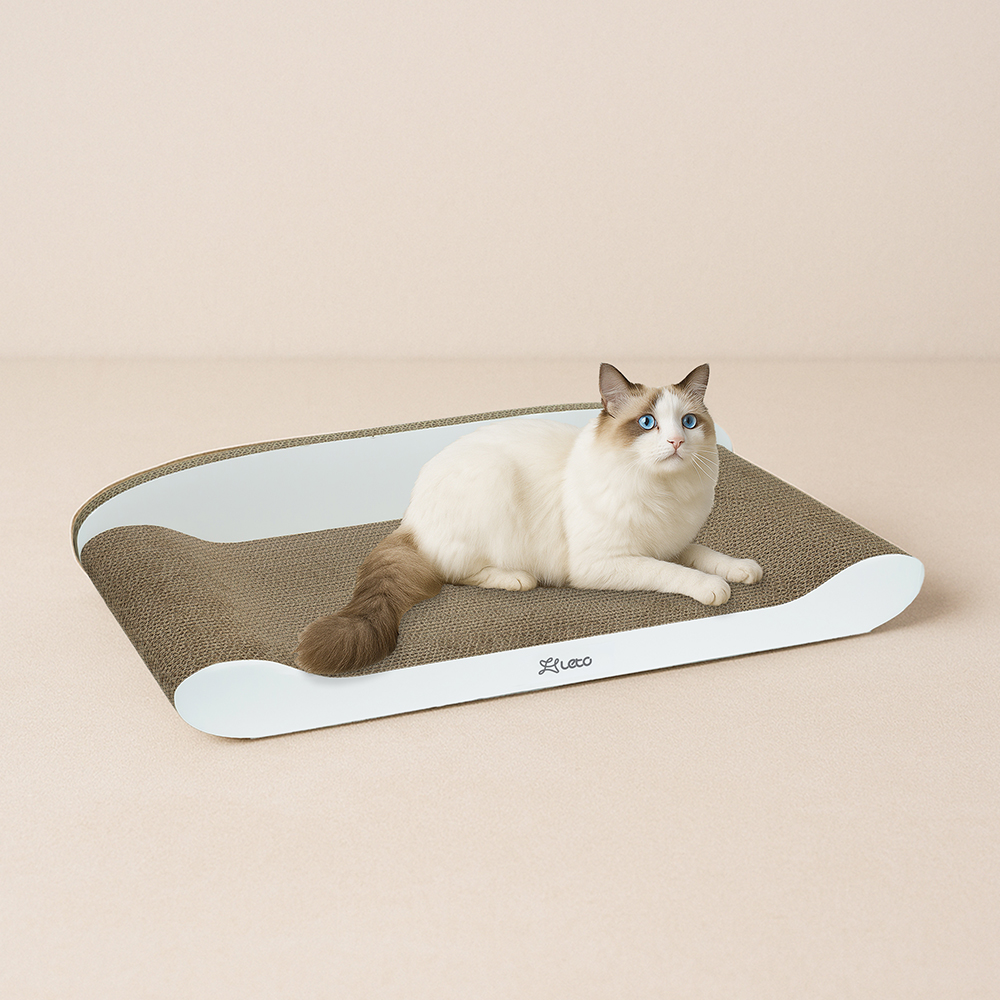 고양이들이 좋아하는 대형 스크래쳐 소파, 집에서도 편하게 즐기세요!