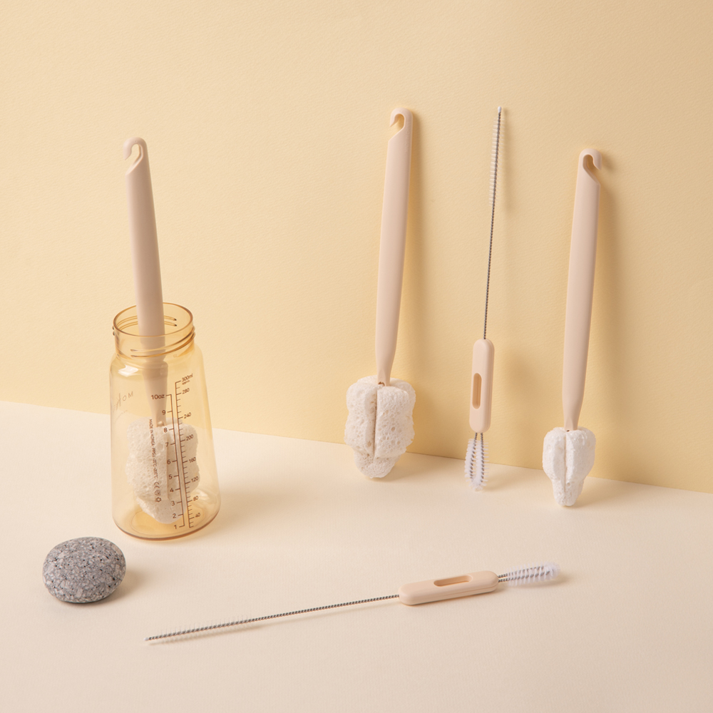 더마더 천연 스펀지 젖병 세척솔 친환경 브러쉬 2p