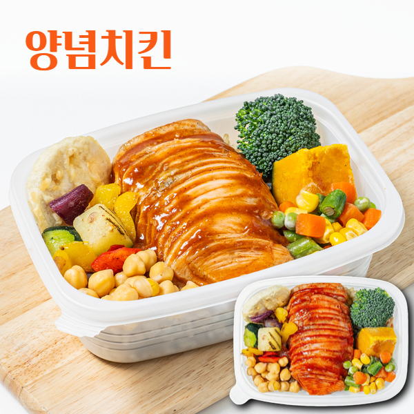 메이크샐러드 단백질 닭가슴살 직장인 벌크업 저당 식단 냉동 도시락 간편식 바베큐 외 13종