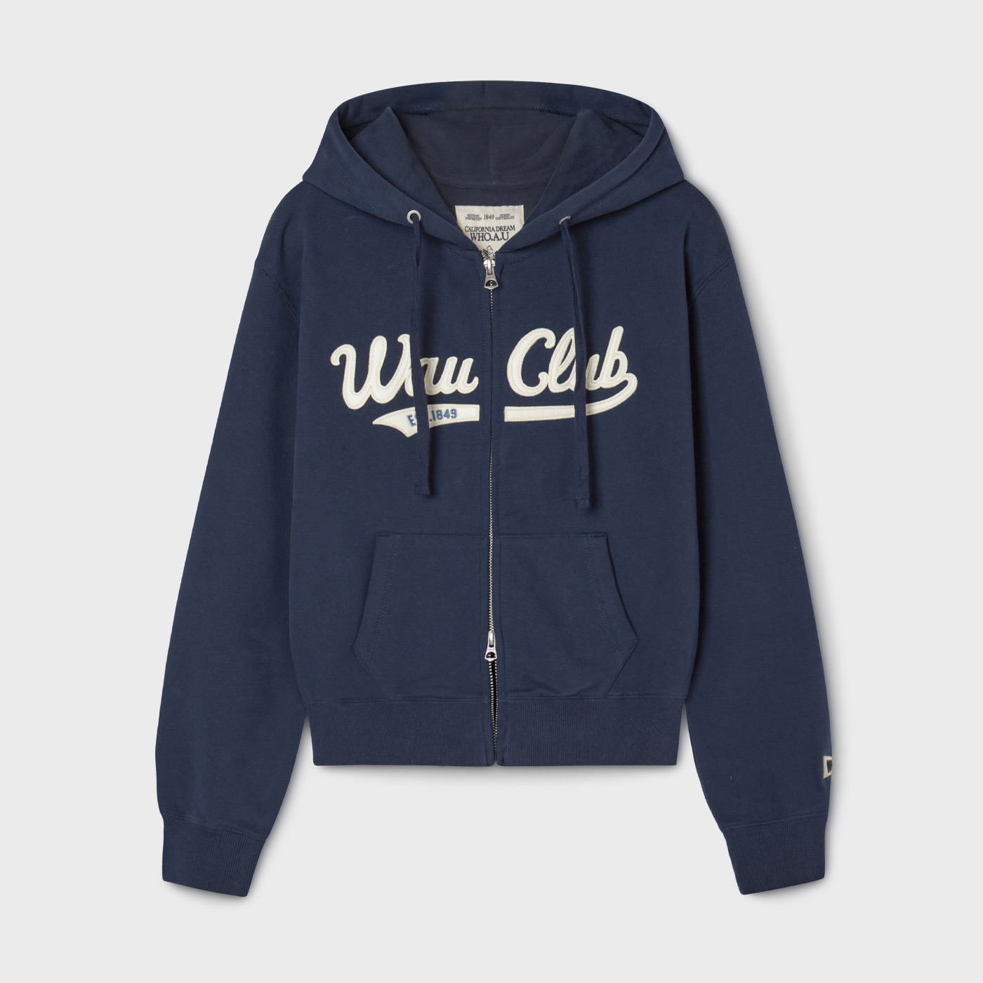 [후아유] 패치 크롭 후드집업(여성) / WHMZG1111F