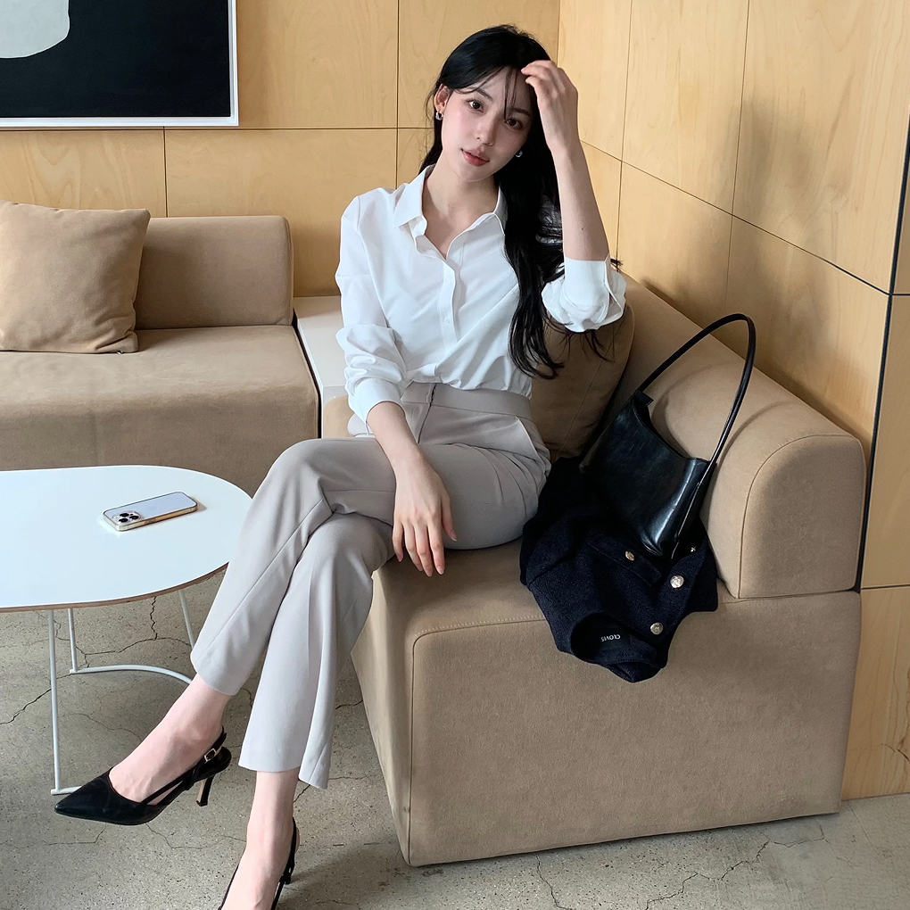 [클라비스] [찰량셔츠] 기본핏_CVYWG2301N