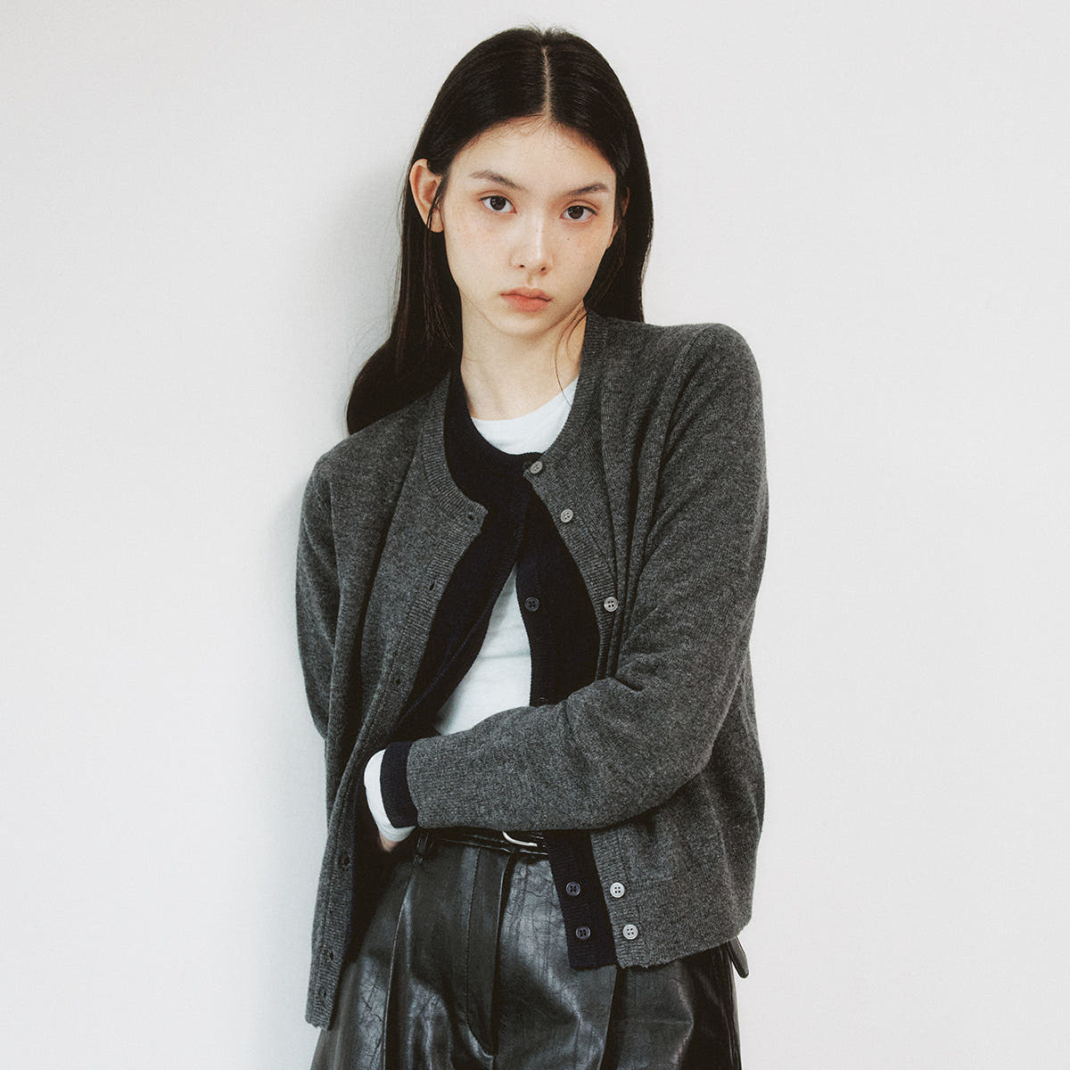 [N배송] 로엠 캐시미어 가디건 RMCKF4TR01