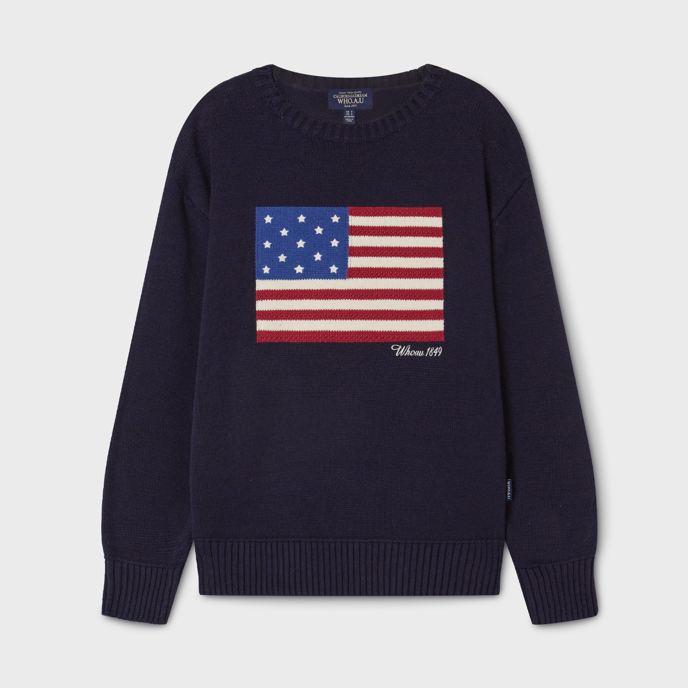 [후아유] 아메리칸 플래그 인타샤 풀오버(공용) / WHKAG1292U