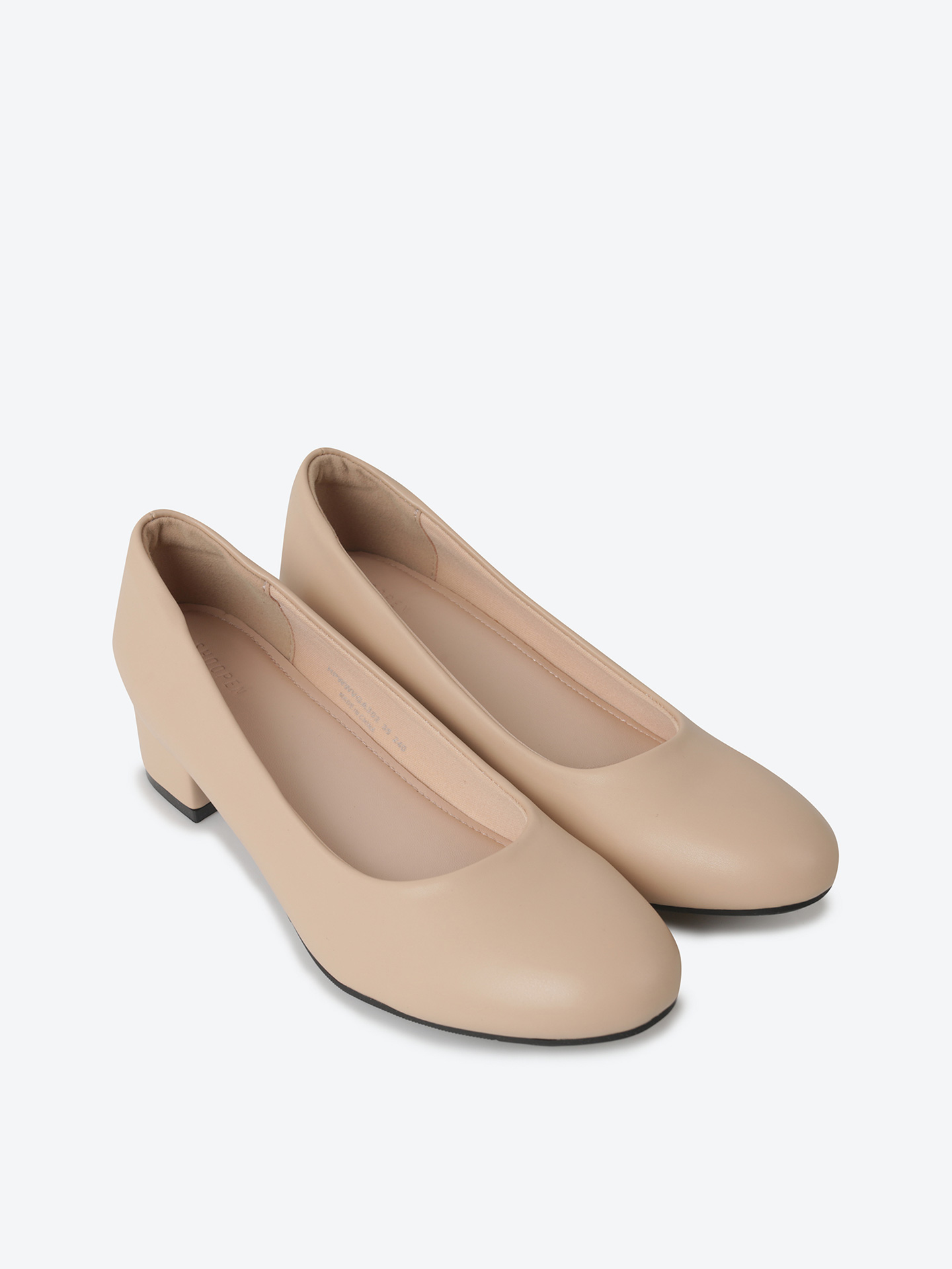 (출근/하객룩 단화) [베이직] 쿠션 라운드토 펌프스 (4cm) HPWWVGA302