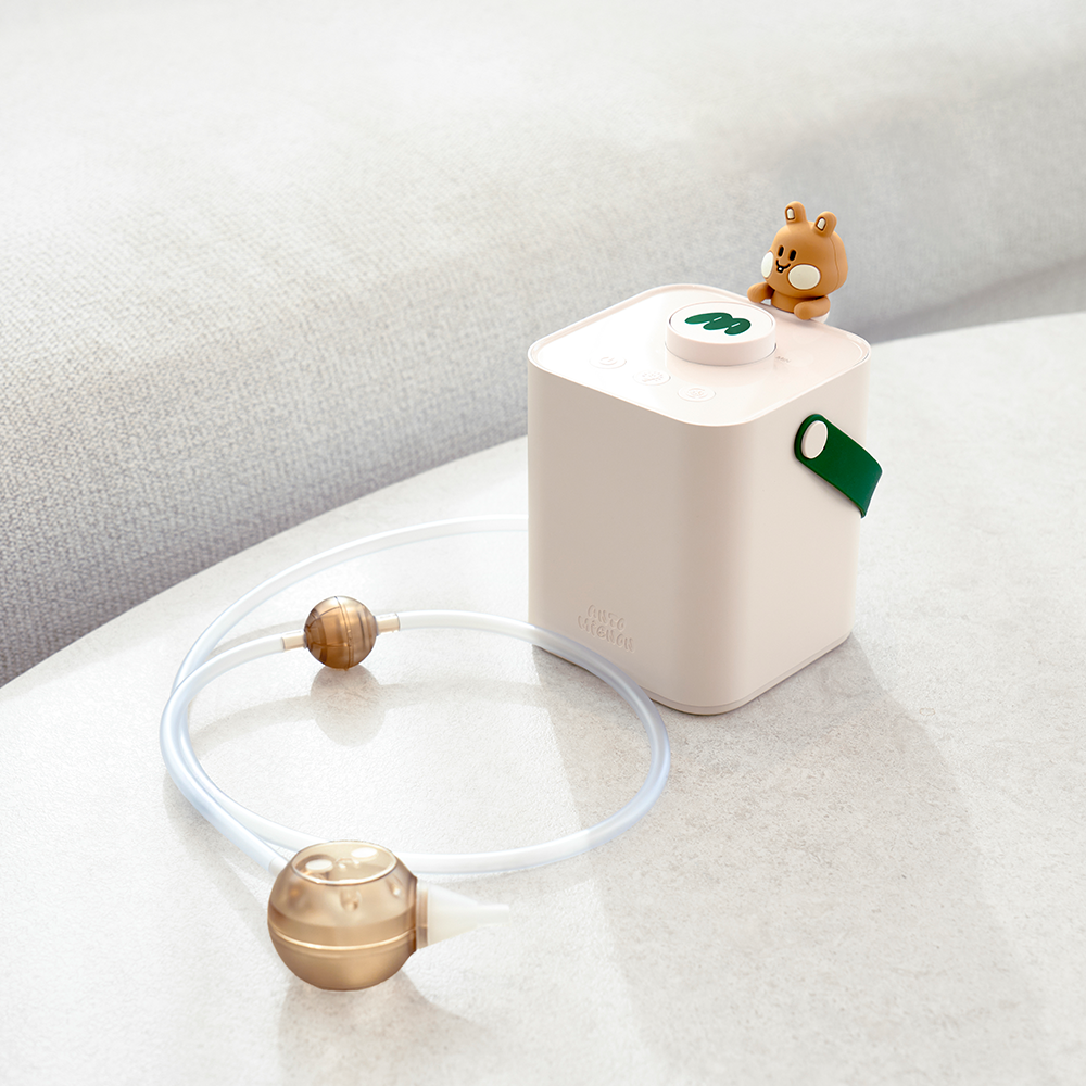 앙또미뇽 무선 콧물흡입기 아기 신생아 의료용흡인기 저소음 BLDC 국내생산 코빼는기계