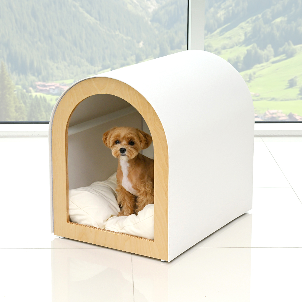 펫코본 강아지집 원목 고양이 숨숨집 애견방석 강아지하우스 베개 방석 세트
