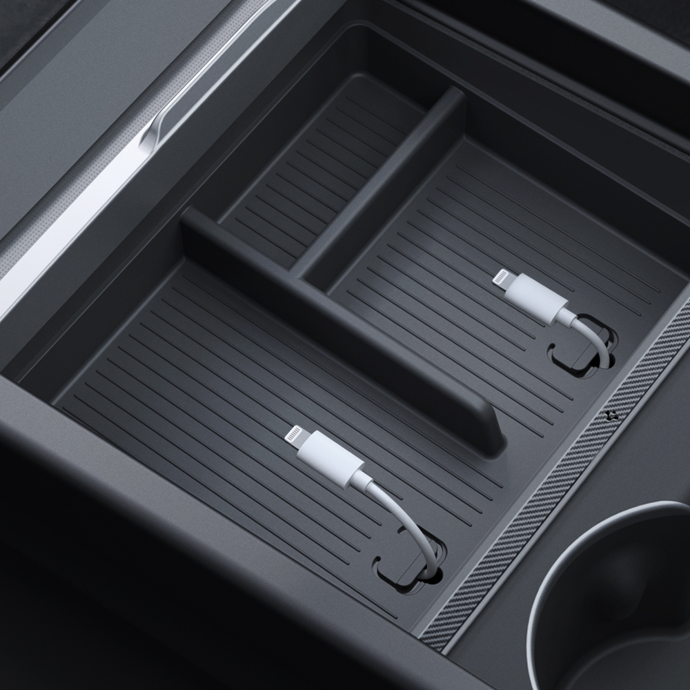 모델Y 주니퍼 테슬라 모델3 하이랜드 센터 콘솔 트레이 콘솔 박스 자동차 수납함 TO220H