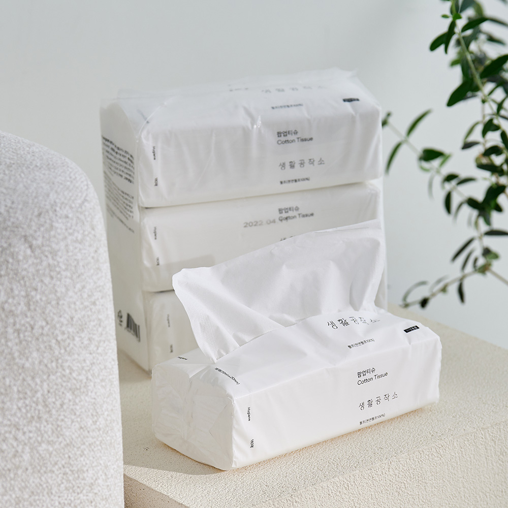 생활공작소 미니 각티슈 팝업티슈 사각티슈 180매 9개