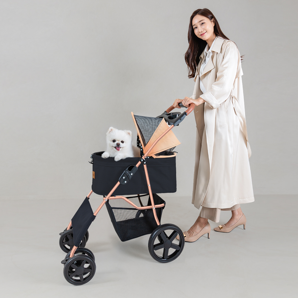 경량 퀵폴딩 강아지 고양이 유모차 반려동물 개모차