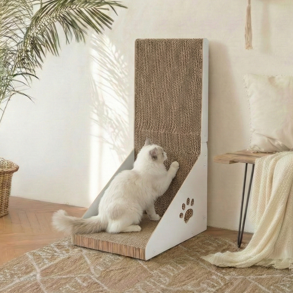 레토 원목 고양이 수직 스크래쳐 대형 90cm