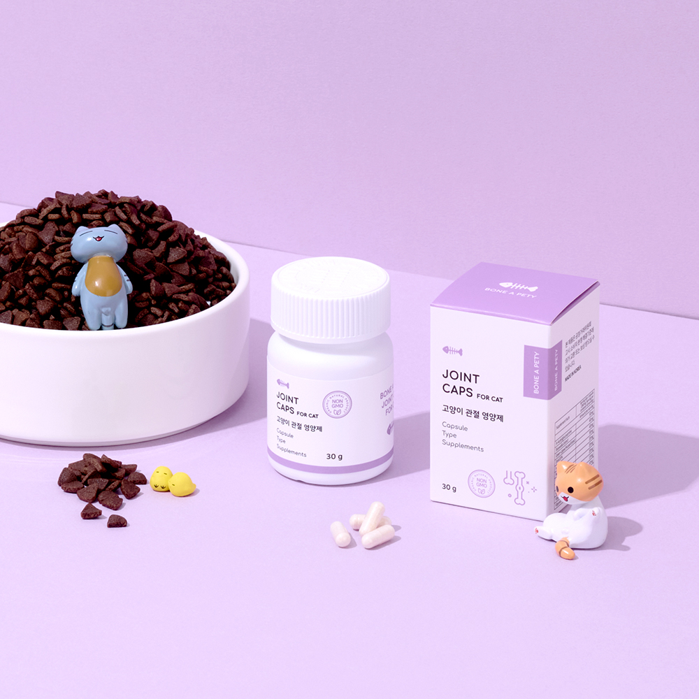 본아페티 조인트캡스포캣 고양이 관절 영양제 60캡슐, 1개