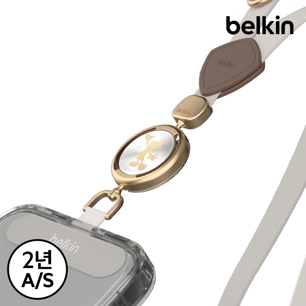 벨킨 디즈니 스타 미키 스마트폰 유틸리티 크로스바디 스트랩 MSZ001LD 아이폰 갤럭시 S25