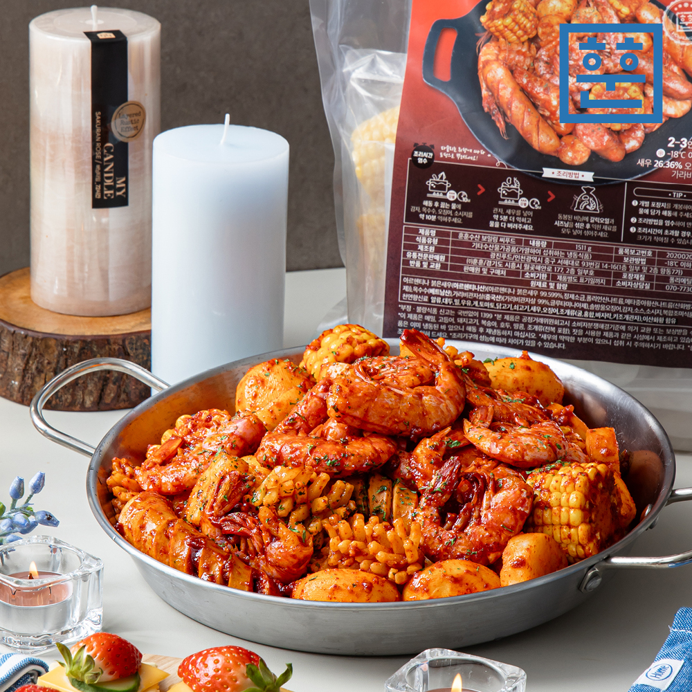 훈훈수산 보일링 씨푸드 쉬림프 밀키트 미국식 해물찜 보일링크랩