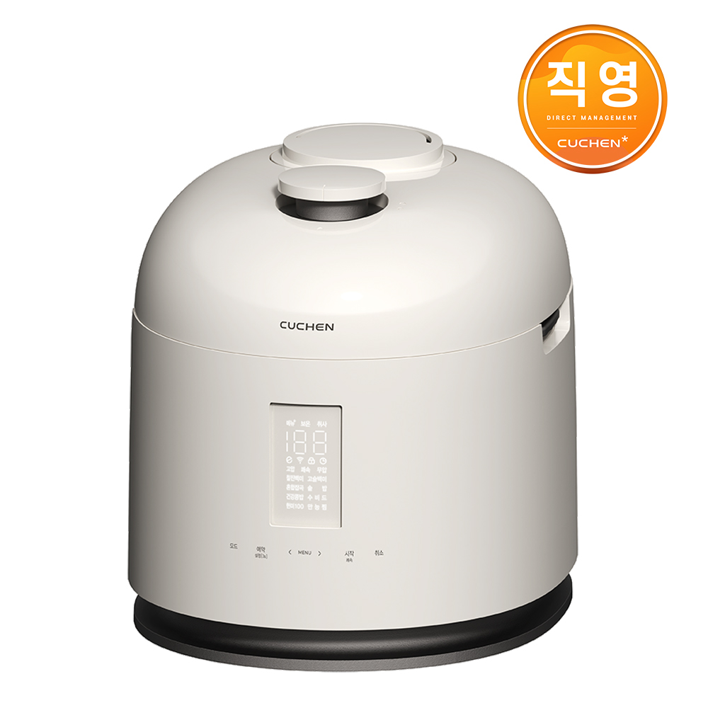 [쿠첸 메가적립 최대 12%] 쿠첸 123 10인용 풀스테인리스 듀얼프레셔 IH압력밥솥 CRT-XPD1080SEGW