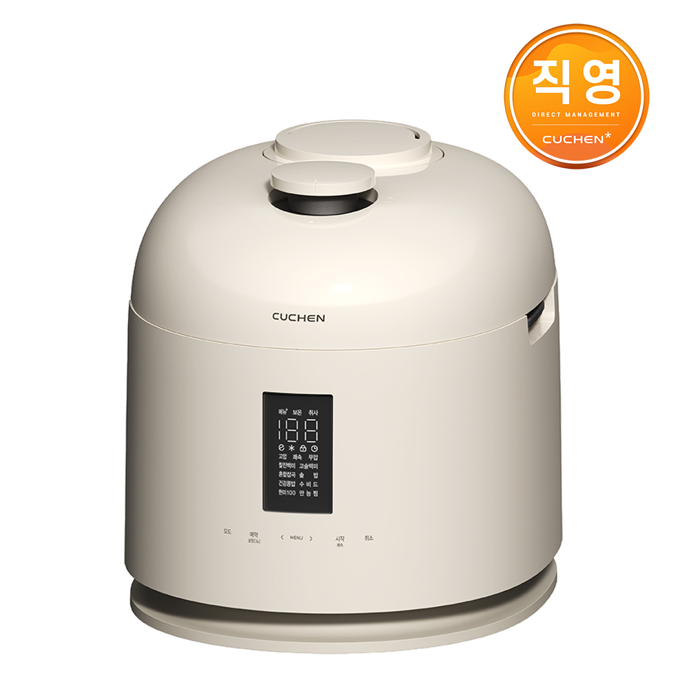 [쿠첸 메가적립 최대 12%] 쿠첸 123 10인용 풀스테인리스 듀얼프레셔 IH압력밥솥 CRT-XPD1080SEGI