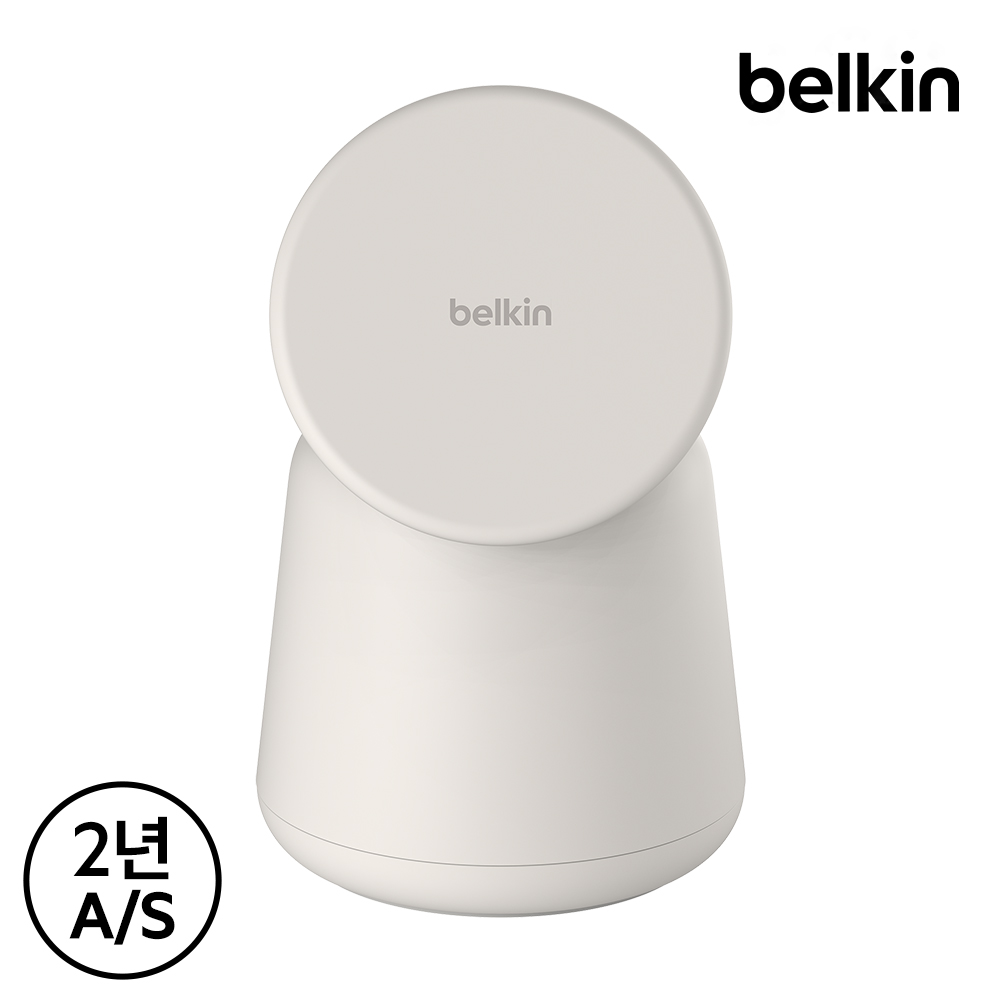 벨킨 2in1 맥세이프 충전기 15W 각도조절 무선 충전 스탠드 WIZ020bt 아이폰17 16 15 14 13 12 호환