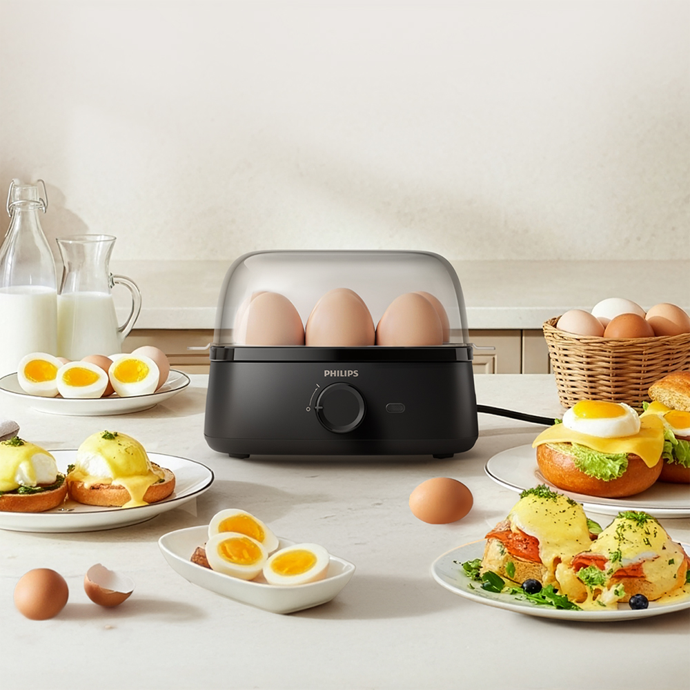 [최대15%포인트]필립스 달걀 계란찜기 반숙 계란삶는기계 에그쿠커 멀티쿠커 호빵 고구마찜기 3000시리즈 HD9137/90 [4월13일 예약배송