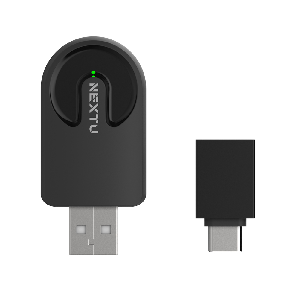 넥스트유 아니오스 초소형 안드로이드 오토 무선 카플레이 동글 2IN1 미러링