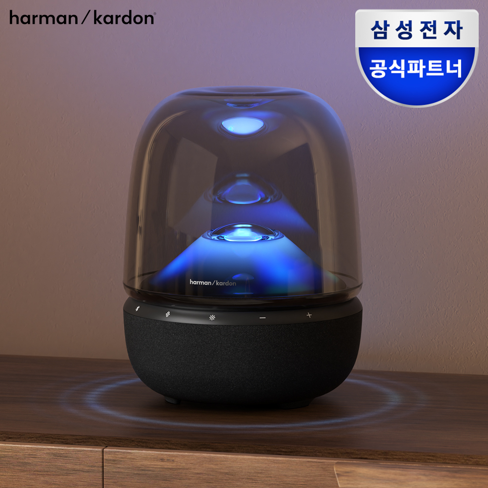 삼성전자 하만카돈 오라스튜디오5 블루투스스피커 시그니처 프리미엄 조명 블랙 (블루투스버전)