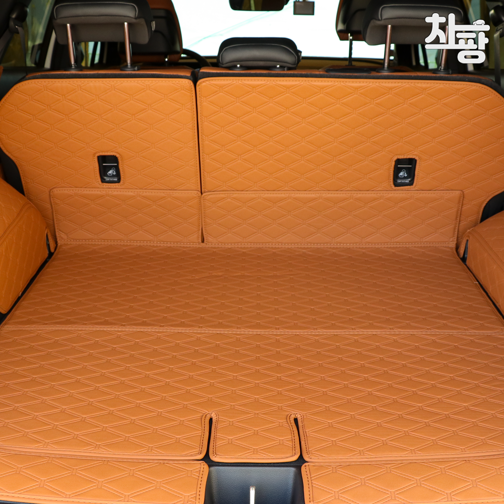 차팡 트렁크매트 쏘렌토 MQ4 SUV 차박매트 풀커버 6인승 페리호환 스피커무 도어LED무