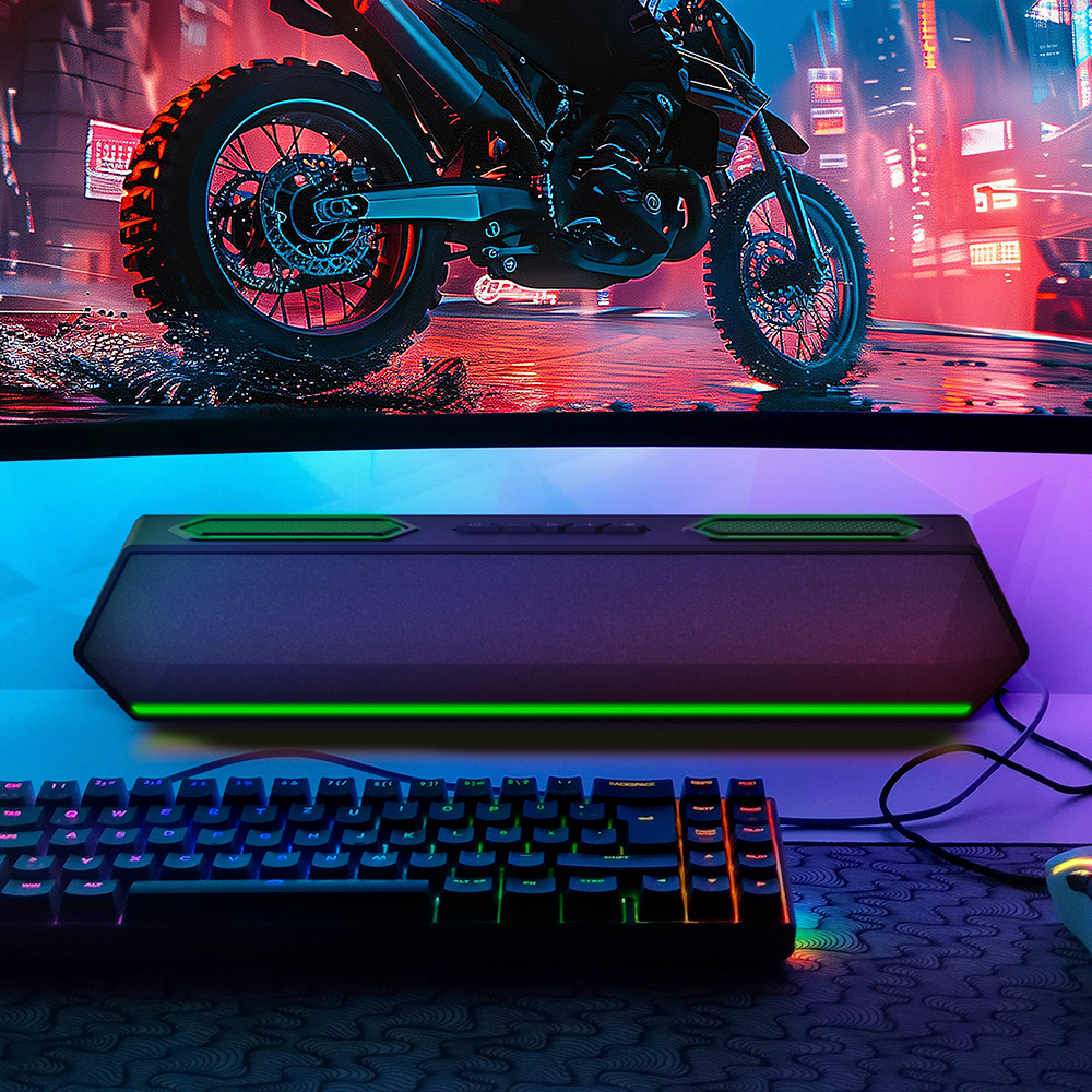 제닉스 TITAN SB9 게이밍스피커 사운드바 컴퓨터스피커