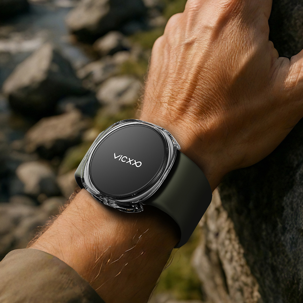 빅쏘 갤럭시워치8 케이스 강화유리 풀커버 레빅스킨