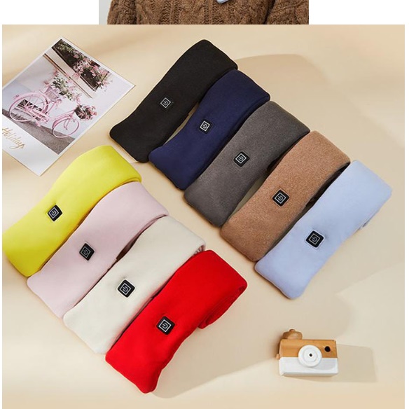 발열목도리 USB목도리 전자 보조배터리머플러 전기목도리