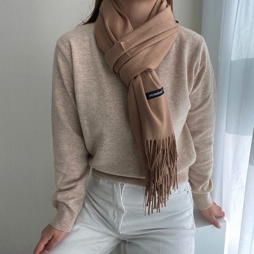 (21컬러/무료선물포장) 캐시미어 숄 목도리 머플러 연말 크리스마스 커플 선물