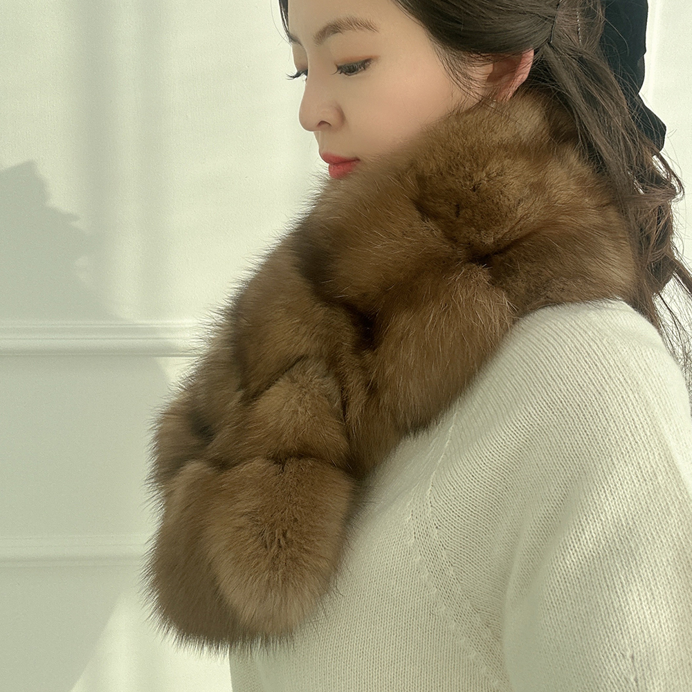 세이블머플러 세이블목도리 밍크 퍼 모피