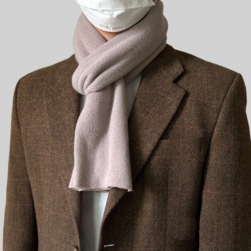 1+1 숏머플러 미니목도리 목돌이 짧은목도리 몽골캐시미어