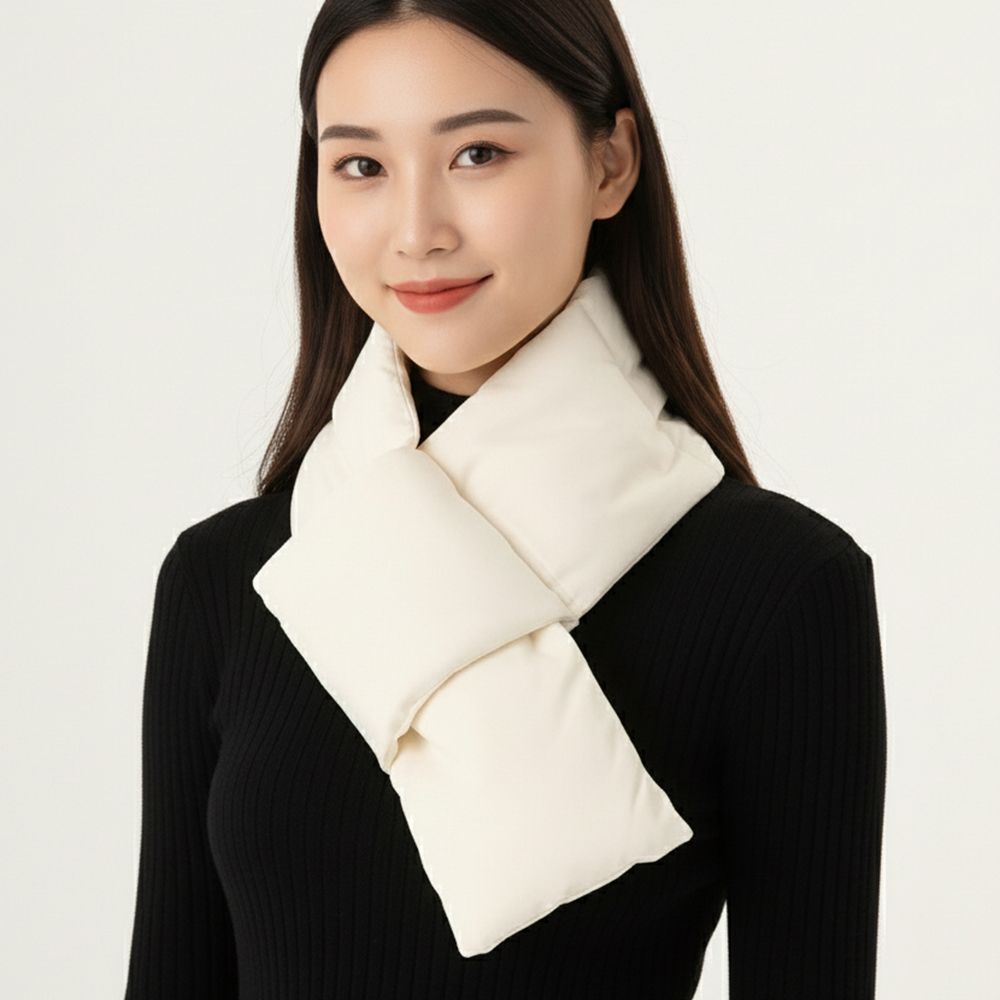 경량 패딩 목도리 머플러 방한 스카프 워머