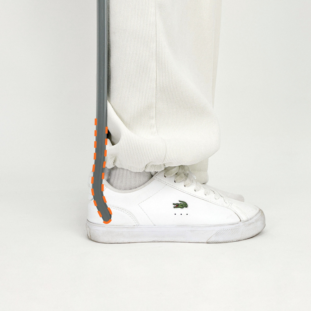 올지 무설치 자석 구두주걱 롱 구둣주걱 현관문 긴 70cm 신발 헤라 화이트