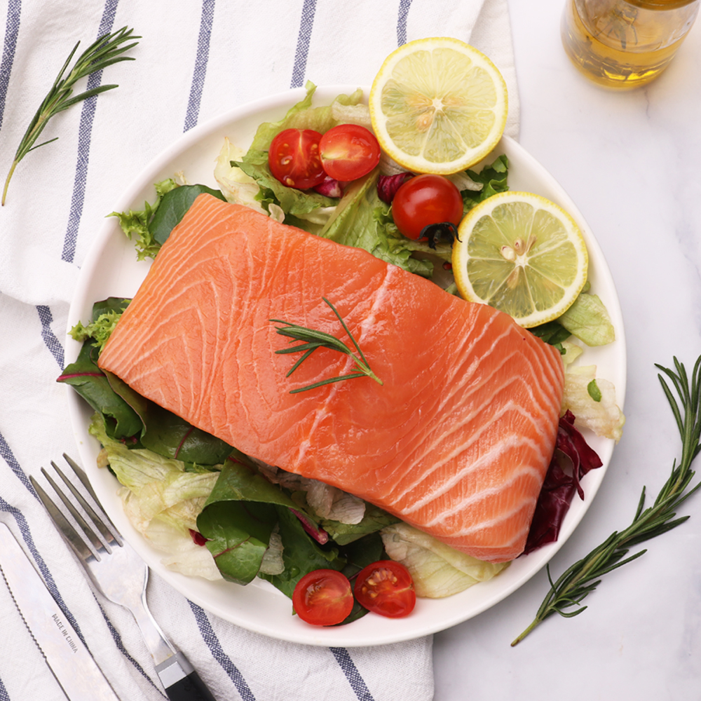 노르웨이 생연어 500g 숙성슬라이스 연어회 훈제연어