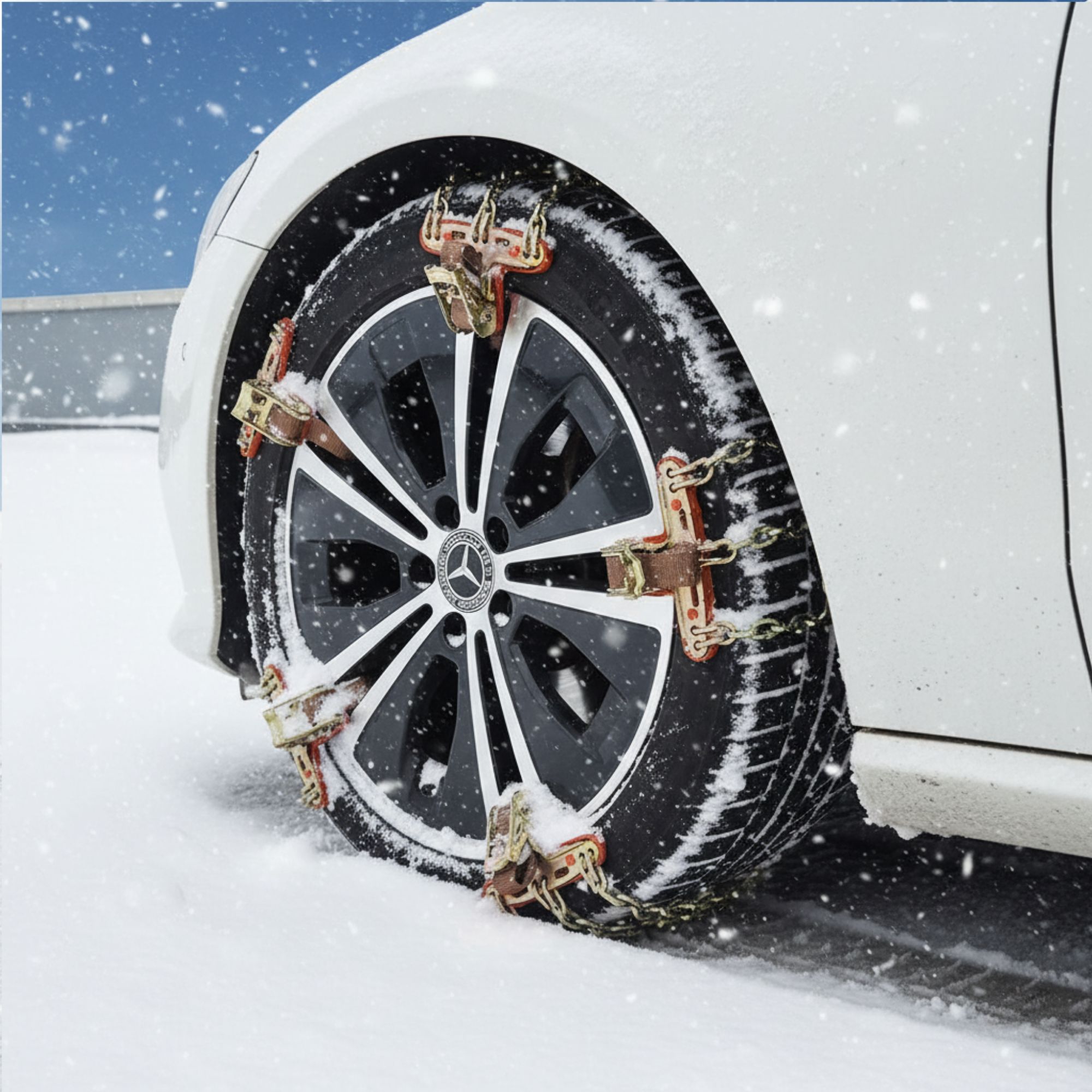 포터2 봉고3 1톤트럭 자동 쇠사슬 스노우체인 4P세트