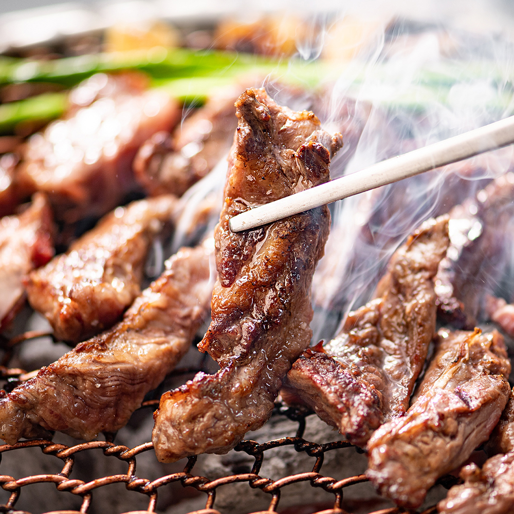 대용량 갈비살 1kg 소갈비 소갈비살 늑간살 소고기 구이 캠핑 음식