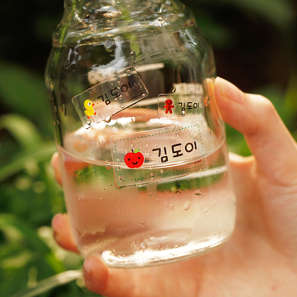 네임스티커 방수 이름스티커 이름표스티커 어린이집 캐릭터 쪼꼬미혼합 한글3