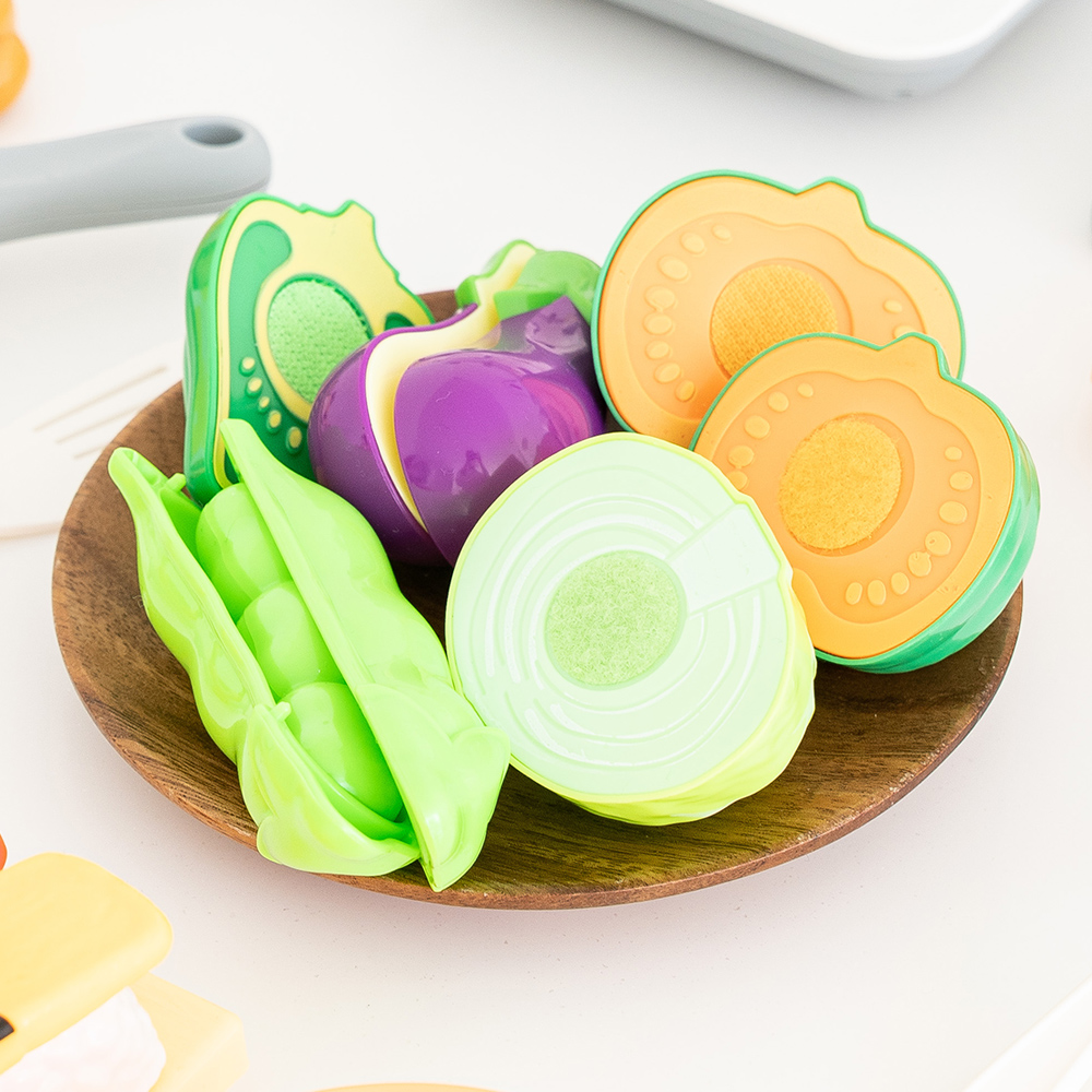 플레이맥스 NEW 야채 과일자르기 38종 + 까기 2종 주방놀이 소꿉놀이 세트