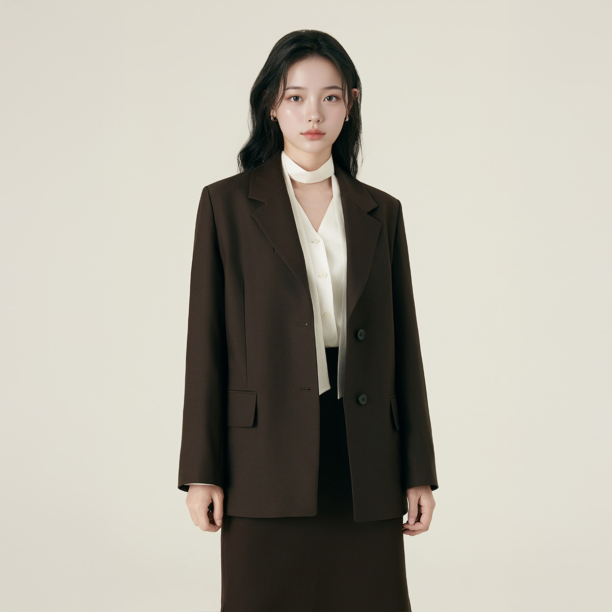 편하게 입기 좋은 뒷트임 오버핏 테일러드 자켓 추천!