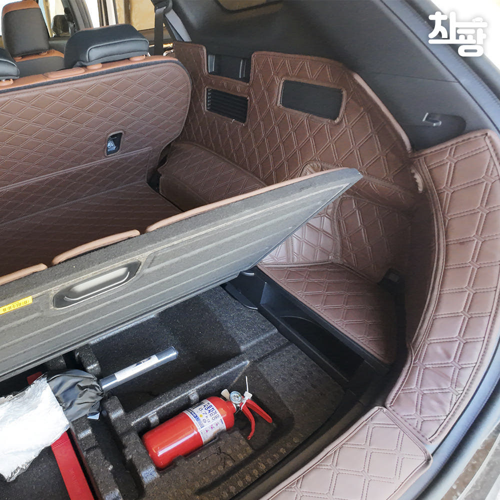 차팡 SUV 트렁크매트 기아 더뉴스포티지 NQ5 페이스리프트 하이브리드 스피커무 차박매트 풀커버