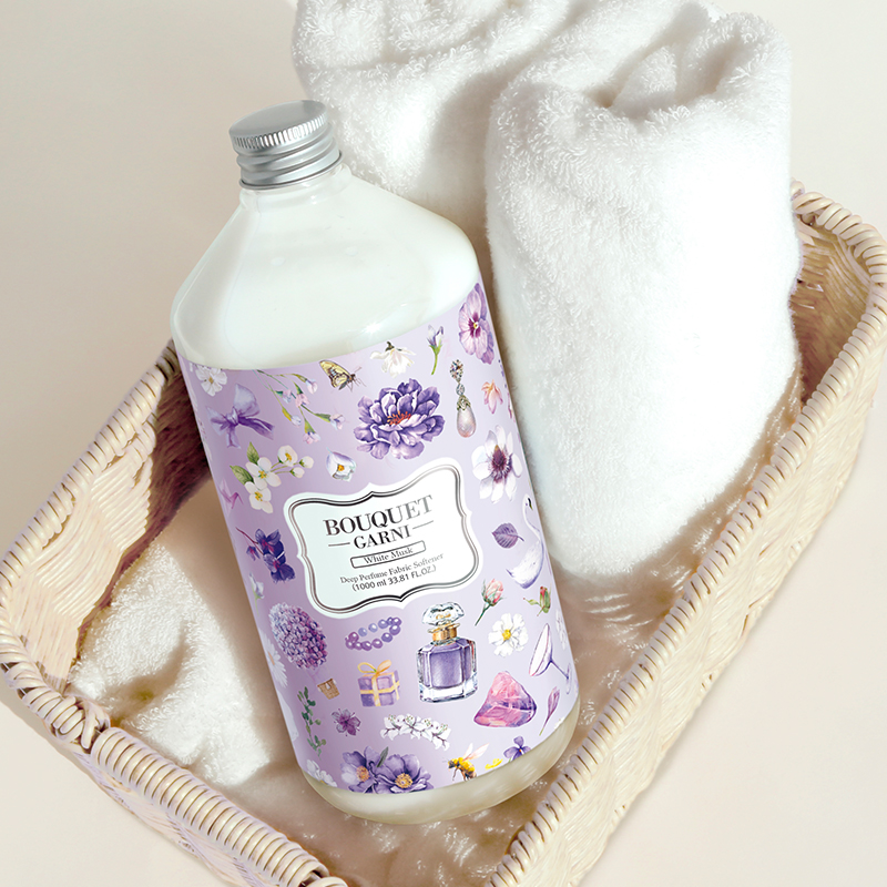 집안 곳곳에 상쾌함을 더하는 부케가르니 섬유유연제, 대용량으로 편리하게 사용하세요!