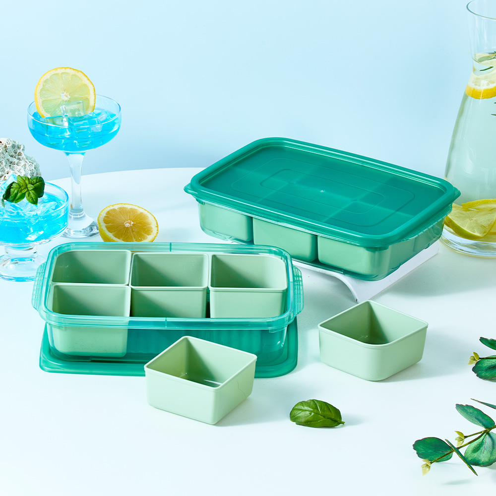 튼튼하고 깔끔하게! 칸칸이 나눔용기와 웨이브킵으로 간편한 이유식과 과일 보관