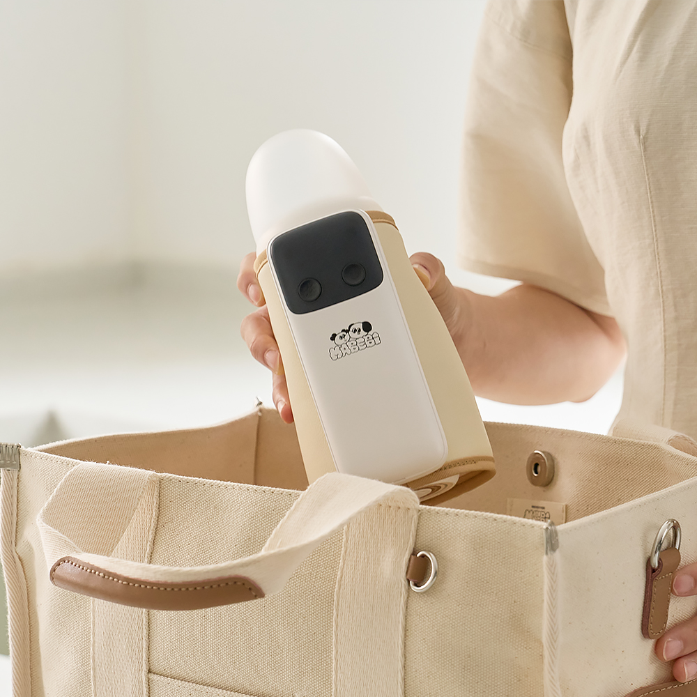 마베비 휴대용 보틀워머 플러스 모유 젖병 액상분유 데우기 이유식 보온 중탕기