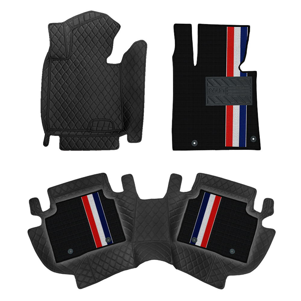 차량 바닥을 깔끔하게! 가온 카매트 7D 오니핏 입체 가죽 코일 앞좌석 매트