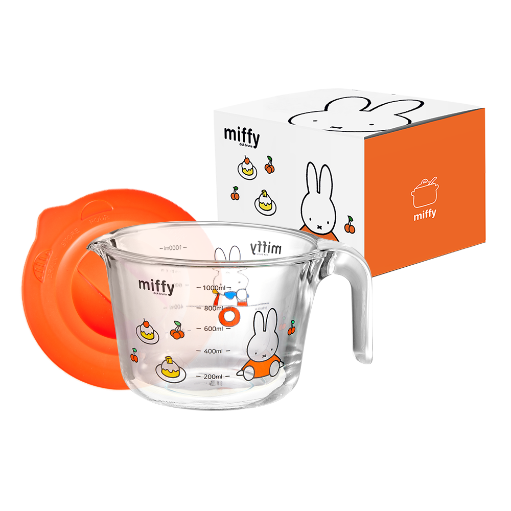 [에지리x미피] 계량컵 내열유리 눈금컵 250ml