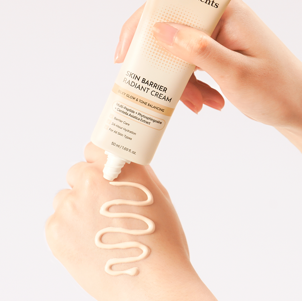 [결광스킨케어SET] 온그리디언츠 스킨 베리어 카밍 로션 이엑스 220ml+래디언트 크림 50ml