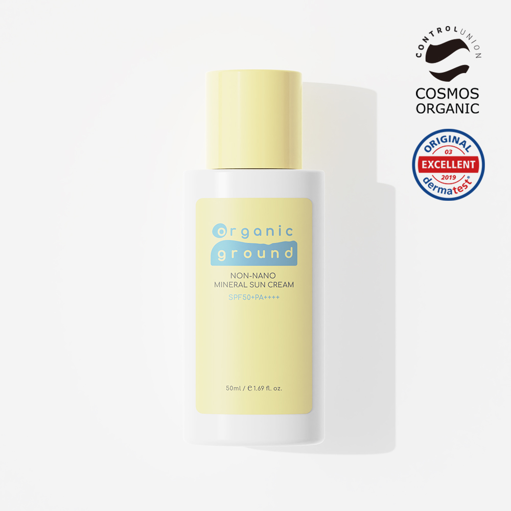 오가닉그라운드 아기 유아 유기농 선크림 논나노 무기자차 민감피부 선크림 50ml