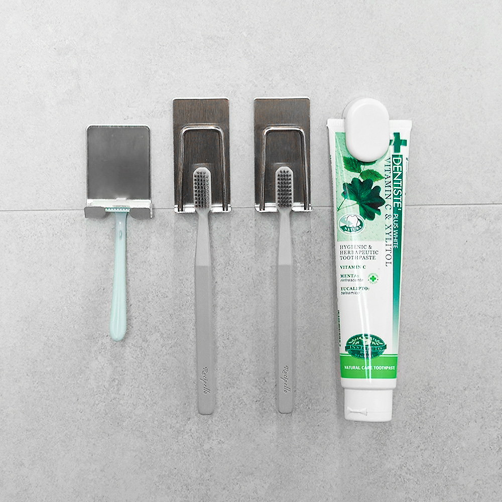 쉽고 깔끔하게 정리하는 칫솔과 치약, 면도기 거치대 추천