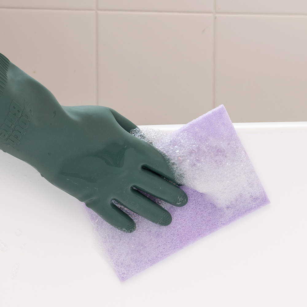 쉽고 빠르게 욕실 청소하는 방법, 이 수세미 하나면 충분해요!